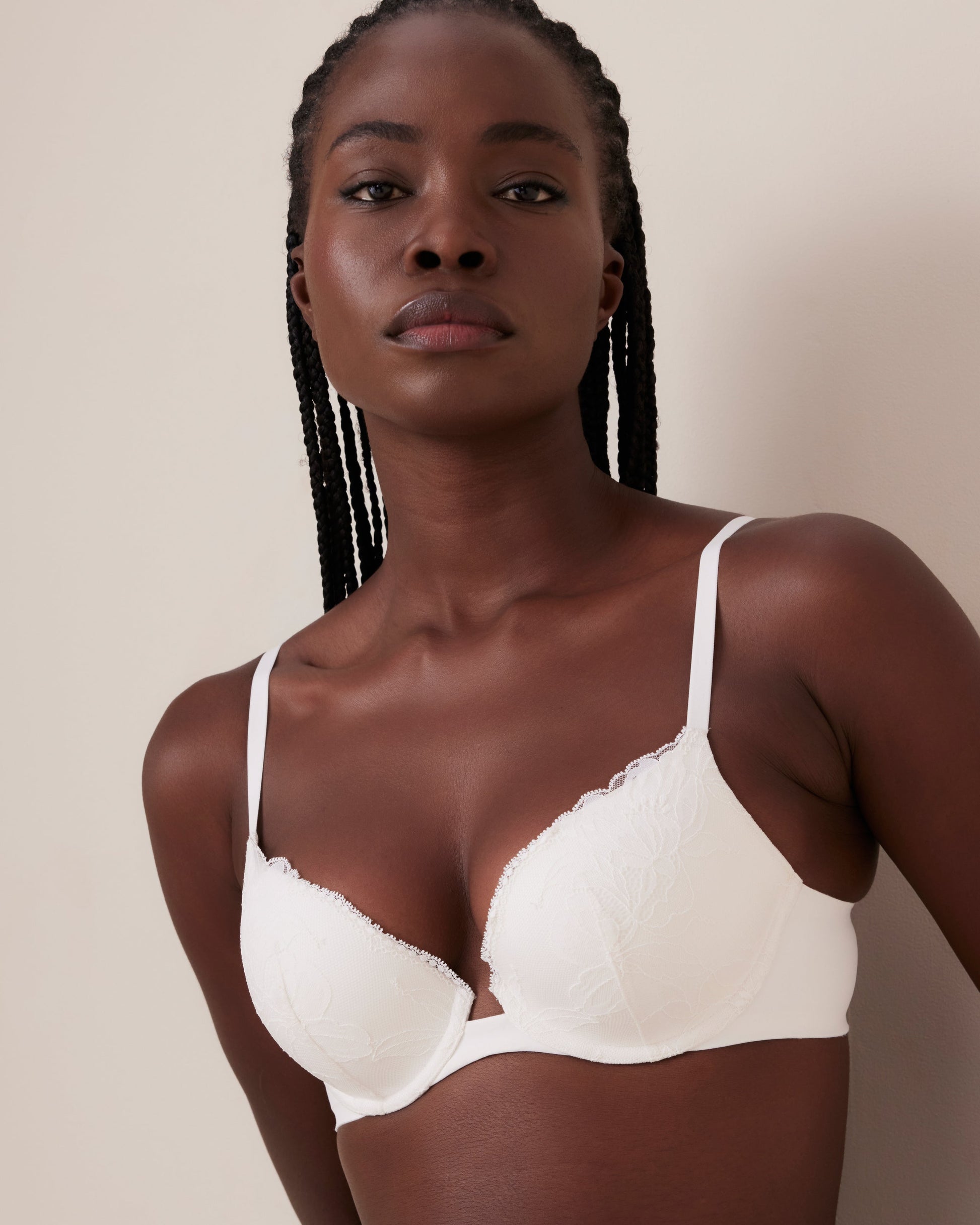 Invisibles Lace Demi Push Up Bra