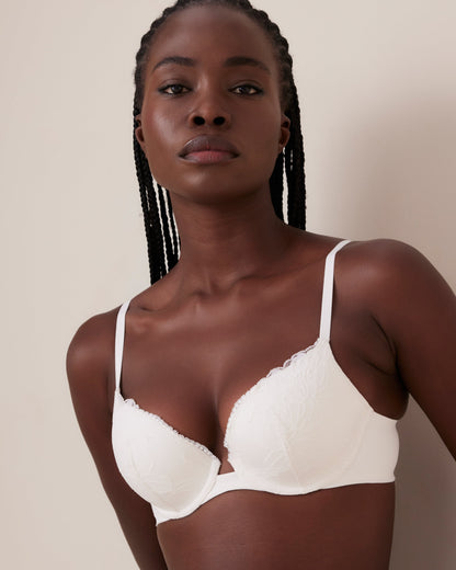 Invisibles Lace Demi Push Up Bra
