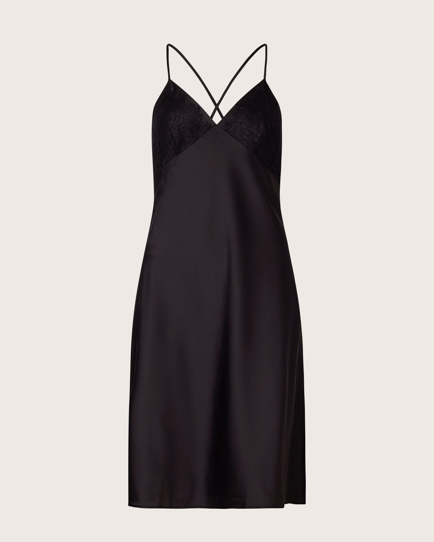 Lace Top Satin Slip
