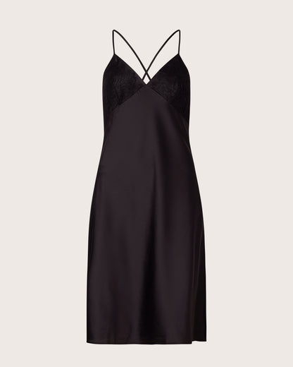 Lace Top Satin Slip