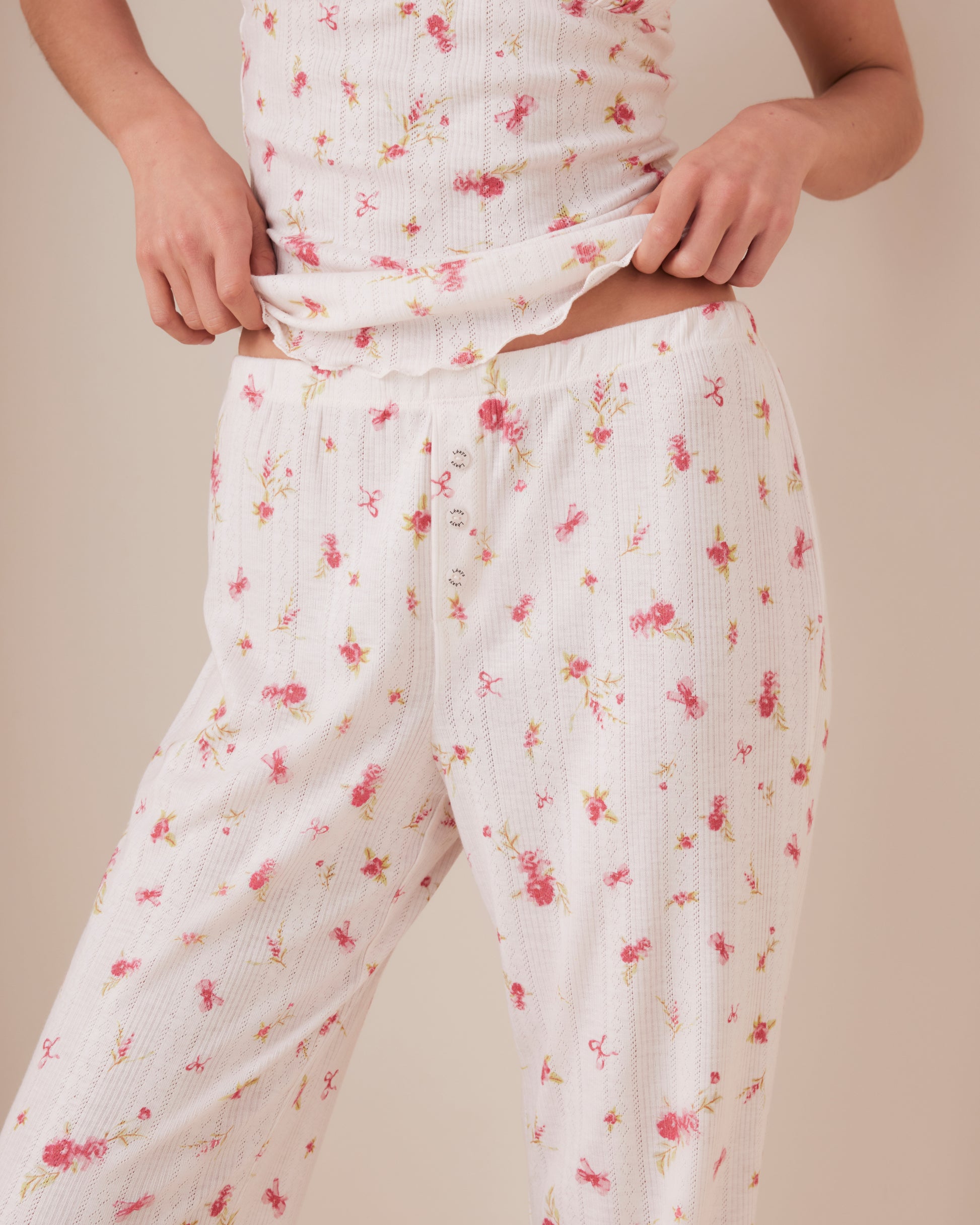 Ditsy Pointelle Jogger