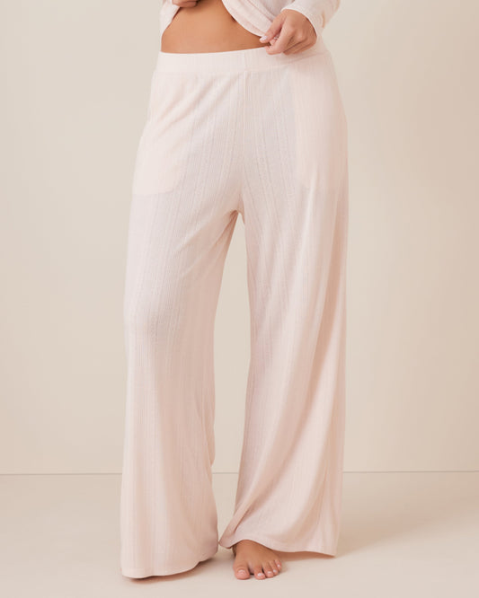 Pointelle Wide Leg PJ Pant