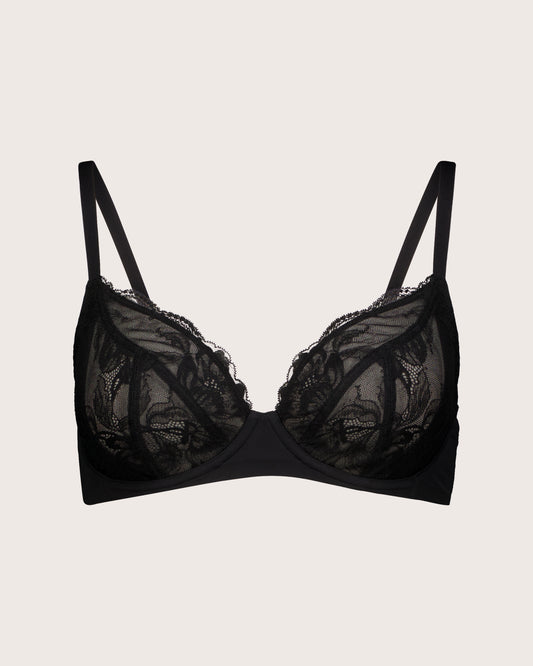 Invisibles Lace Full Cup Demi Unlined Bra